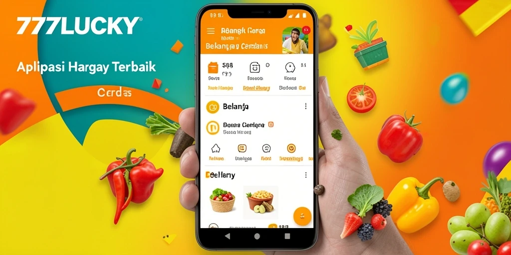 Antarmuka aplikasi 777LUCKY menampilkan daftar harga produk dengan jelas.