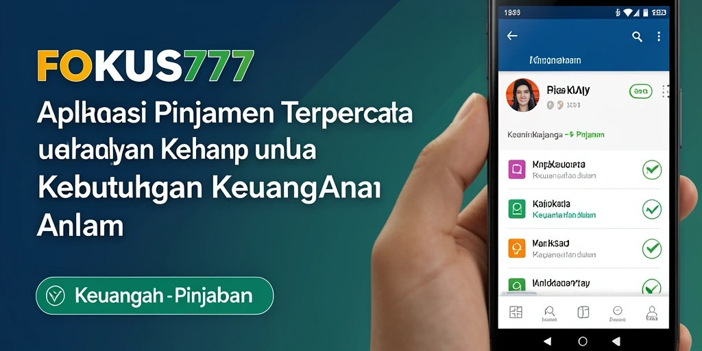 Antarmuka FOKUS777 yang sederhana dan mudah digunakan untuk pinjaman.