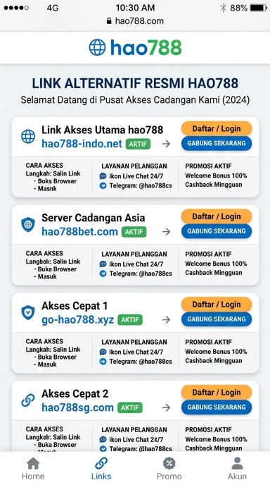 Link Alternatif Hao788 untuk Pengguna Android
